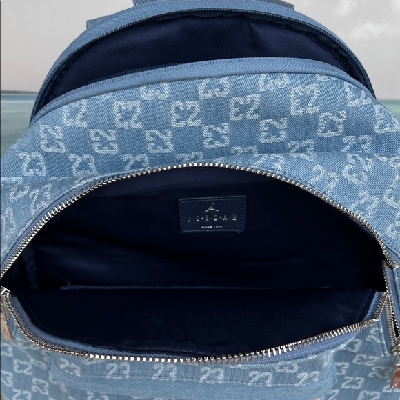 Jordan Monogram Blue Backpack - Picture 8 of 12